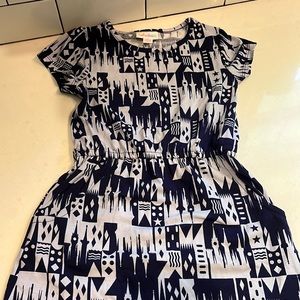 Girls Disney LulaRoe Castles dress size 6.
